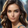 Alluring portrait of the perfect woman, with beautiful face, 8k, High Resolution, HQ, Ultra Detailed, Artstation, Perfect Face, Matte Painting by Greg Rutkowski, Stefan Kostic