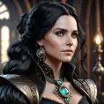 Steampunk portrait of Yennefer, Highly Detailed, Intricate, Artstation, Beautiful, Digital Painting, Sharp Focus, Concept Art, Elegant