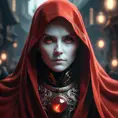 close up red ghost, 4k, Highly Detailed, Hyper Detailed, Powerful, Artstation, Vintage Illustration, Digital Painting, Elden Ring, Sharp Focus, Smooth, Concept Art by WLOP