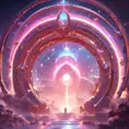 Gateway portal cosmic mystic etheral alchemy flow, Futuristic, Sci-Fi