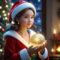 A Christmas Miracle, 8k, Highly Detailed, Magical, Stunning, Photo Realistic, Sharp Focus, Volumetric Lighting, Fantasy by Stanley Artgerm Lau