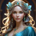 Alluring matte portrait of a beautiful Seraphine, 8k, Highly Detailed, Intricate, Half Body, Realistic, Sharp Focus, Volumetric Lighting, Fantasy, Elegant by Stanley Artgerm Lau, Alphonse Mucha, WLOP