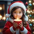 A Christmas Miracle, 8k, Highly Detailed, Magical, Stunning, Photo Realistic, Sharp Focus, Volumetric Lighting, Fantasy by Stanley Artgerm Lau