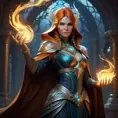 Necromancer fire sorceress from Elden Ring, fantasy magic, 8k, Highly Detailed, Alluring, Artstation, Digital Painting, Photo Realistic, Sharp Focus, Volumetric Lighting, Concept Art by Stanley Artgerm Lau, Alphonse Mucha, Greg Rutkowski, WLOP