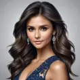 Alluring matte portrait of a beautiful Nina Dobrev, 8k, Highly Detailed, Intricate, Half Body, Realistic, Sharp Focus, Volumetric Lighting, Fantasy, Elegant by Stanley Artgerm Lau