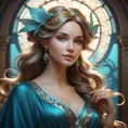 Alluring matte portrait of a beautiful Seraphine, 8k, Highly Detailed, Intricate, Half Body, Realistic, Sharp Focus, Volumetric Lighting, Fantasy, Elegant by Stanley Artgerm Lau, Alphonse Mucha, WLOP