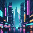 Cyberpunk city, Highly Detailed, Intricate Artwork, Minimalism, Photo Realistic, Fantasy by Alena Aenami