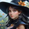 Alluring portrait of Kiki the witch in the style of Stefan Kostic, 4k, 4k resolution, 8k, Highly Detailed, Hyper Detailed, Beautiful, Digital Painting, Sharp Focus, Anime, Fantasy by Stanley Artgerm Lau