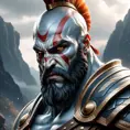 Matte portrait of a fierce Ares, god of war, 4k, Highly Detailed, Hyper Detailed, Powerful, Artstation, Vintage Illustration, Digital Painting, Sharp Focus, Smooth, Concept Art by Stanley Artgerm Lau, Greg Rutkowski