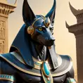 close up fierce looking egyptian god Anubis, 4k, Highly Detailed, Hyper Detailed, Powerful, Artstation, Vintage Illustration, Digital Painting, Sharp Focus, Smooth, Concept Art by Stanley Artgerm Lau, Alphonse Mucha, Greg Rutkowski