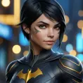 Matte portrait of Cassandra Cain with tattoos, 8k, Highly Detailed, Alluring, Artstation, Bokeh effect, Sharp Focus, Volumetric Lighting, Concept Art by Stanley Artgerm Lau, Greg Rutkowski