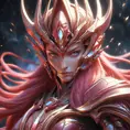 Alluring matte portrait of Star Craft's beautiful red haired Sarah Kerrigan alien Protoss, 8k, Highly Detailed, Intricate, Half Body, Realistic, Sharp Focus, Volumetric Lighting, Fantasy, Elegant by Stanley Artgerm Lau, WLOP, Stefan Kostic