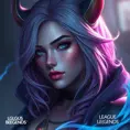 Alluring matte portrait of a beautiful Quinn from League of Legends, Highly Detailed, Half Body, Realistic, Sharp Focus, Volumetric Lighting by Greg Rutkowski