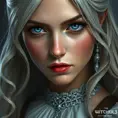 Closeup of Ciri from the Witcher 3 in a white dress, Highly Detailed, Intricate, Artstation, Beautiful, Digital Painting, Sharp Focus, Concept Art, Elegant by Stanley Artgerm Lau, Alphonse Mucha, Greg Rutkowski