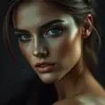 Alluring portrait of a stunningly beautiful woman, 8k, Ultra Detailed, Half Body, Perfect Face, Matte Painting, Photo Realistic