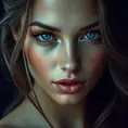 Alluring matte portrait of a stunningly beautiful woman, 8k, Ultra Detailed, Perfect Face, Matte Painting, Photo Realistic