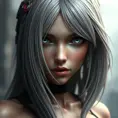 Alluring matte portrait of a beautiful A2 from Nier Automata, Highly Detailed, Full Body, Bokeh effect, Photo Realistic, Sharp Focus by Stefan Kostic