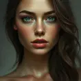 Alluring portrait of the perfect woman, with beautiful face in the style of Stefan Kostic, 8k, High Resolution, HQ, Ultra Detailed, Artstation, Perfect Face, Matte Painting by Greg Rutkowski, Stefan Kostic