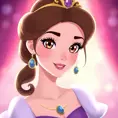 A matte portrait of a beautiful disney princess, Sharp Focus, Anime, Cartoon