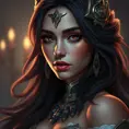 Alluring matte portrait of a beautiful Samira from League of Legends in the style of Stefan Kostic, 8k, High Definition, Highly Detailed, Intricate, Half Body, Realistic, Sharp Focus, Fantasy, Elegant