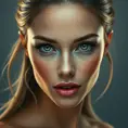 Alluring matte portrait of a stunningly beautiful woman, 8k, Ultra Detailed, Perfect Face, Matte Painting, Photo Realistic