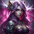 Alluring matte portrait of a beautiful Seraphine from League of Legends, 8k, Highly Detailed, Intricate, Half Body, Realistic, Sharp Focus, Volumetric Lighting, Fantasy, Elegant by Stanley Artgerm Lau, WLOP