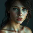 Alluring portrait of the perfect woman, with beautiful face, 8k, High Resolution, HQ, Ultra Detailed, Artstation, Perfect Face, Matte Painting by Greg Rutkowski, Stefan Kostic