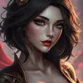 Alluring matte portrait of a beautiful Fiora from League of Legends in the style of Stefan Kostic, 8k, High Definition, Highly Detailed, Intricate, Half Body, Realistic, Sharp Focus, Fantasy, Elegant