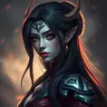 Alluring matte portrait of a beautiful Irelia from League of Legends in the style of Stefan Kostic, 8k, High Definition, Highly Detailed, Intricate, Half Body, Realistic, Sharp Focus, Fantasy, Elegant