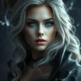 Alluring portrait of a beautiful Storm from Xmen in the style of Stefan Kostic, 8k, Highly Detailed, Intricate, Half Body, Realistic, Sharp Focus, Volumetric Lighting, Fantasy, Elegant