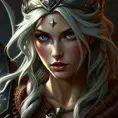 Portrait of Ciri as Amazon Viking Athena, Highly Detailed, Intricate, Artstation, Digital Painting, Illustration, Sharp Focus, Smooth, Concept Art, Elegant, Dark by Stanley Artgerm Lau, Alphonse Mucha, Greg Rutkowski