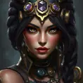 Steampunk portrait of Nidalee from League of Legends, Highly Detailed, Beautiful, Photo Realistic, Sharp Focus, Elegant