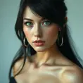 An alluring matte portrait of Tifa Lockhart, Highly Detailed, Beautiful, Photo Realistic, Sharp Focus, Elegant by Stefan Kostic