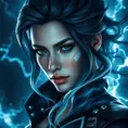 Alluring matte portrait of a beautiful Storm from Xmen in the style of Stefan Kostic, 8k, Highly Detailed, Intricate, Half Body, Realistic, Sharp Focus, Volumetric Lighting, Fantasy, Elegant by Stanley Artgerm Lau, Greg Rutkowski