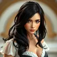 An alluring Tifa Lockhart, Highly Detailed, Beautiful, Photo Realistic, Sharp Focus, Elegant