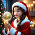 A Christmas Miracle, Highly Detailed, Magical, Stunning, Photo Realistic, Sharp Focus, Volumetric Lighting, Fantasy by Stanley Artgerm Lau