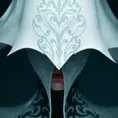 Matte portrait of a mysterious Fiora in white, Intricate, Half Body, Sharp Focus, Anime, Elegant