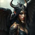 Alluring matte portrait of a beautiful Nidalee with wings, 8k, Highly Detailed, Intricate, Half Body, Realistic, Sharp Focus, Volumetric Lighting, Fantasy, Elegant by Stanley Artgerm Lau, WLOP