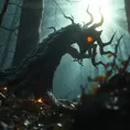 Portrait of a fall we felled in the moonlight, Highly Detailed, Intricate, Cinematic Lighting, Unreal Engine, Radiant, Fantasy by Stefan Kostic