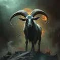 Cthulhu goat, Eldritch, Fantasy, Apocalyptic, Doom, Dreadful, Forbidding, Frightful, Harrowing, Ominous, Shocking, Terrifying, Threatening, Unnerving
