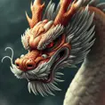 close up chinese dragon, Highly Detailed, Hyper Detailed, Powerful, Artstation, Vintage Illustration, Digital Painting, Sharp Focus, Smooth, Concept Art