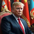 Donald Trump, Highly Detailed, Artstation, Half Body, Trending on Artstation, Beautiful, Soviet Poster, Digital Painting, Matte Painting, Sharp Focus by WLOP, Stefan Kostic