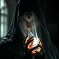 Veiled female necromancer, Gothic and Fantasy, Elden Ring, Photo Realistic, Dynamic Lighting