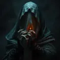 Veiled female necromancer, Gothic and Fantasy, Elden Ring, Photo Realistic, Dynamic Lighting