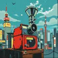 Grinder nation radio on the canvas artworks in tokyo, Poster