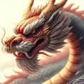 close up chinese dragon, Highly Detailed, Hyper Detailed, Powerful, Artstation, Vintage Illustration, Digital Painting, Sharp Focus, Smooth, Concept Art