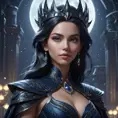 Queen of the night, 8k, Hyper Detailed, Trending on Artstation, Matte Painting, Sharp Focus, Volumetric Lighting, Concept Art by Stanley Artgerm Lau