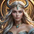 Alluring matte portrait of the beautiful norse goddess Hel in the style of Stefan Kostic, 8k, Highly Detailed, Intricate, Realistic, Sharp Focus, Volumetric Lighting, Fantasy, Elegant by Stanley Artgerm Lau, Alphonse Mucha, WLOP