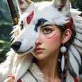 portrait of princess mononoke