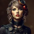 Steampunk portrait of Tayor Swift